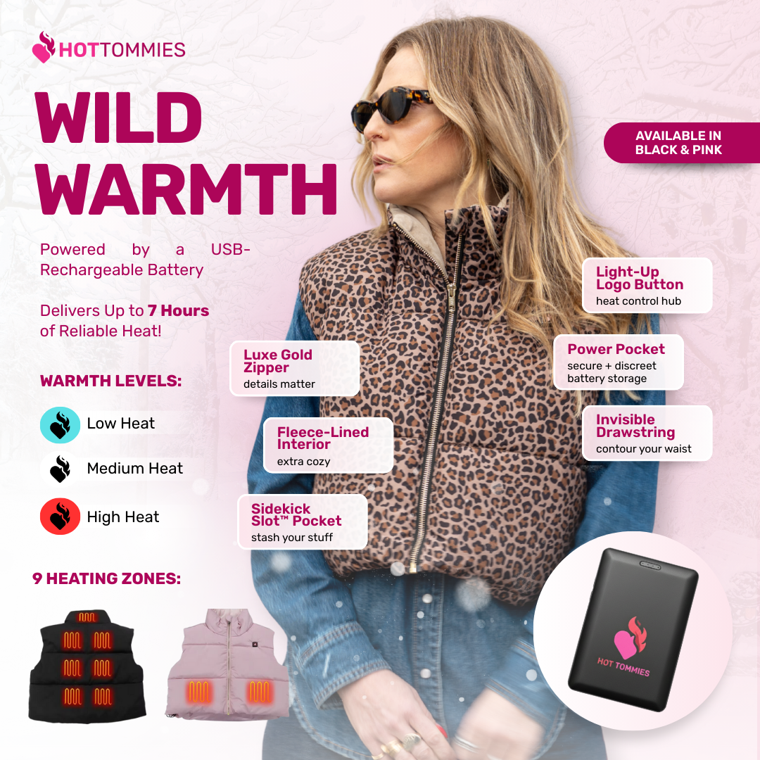 Leopard Heated Vest (Presale)