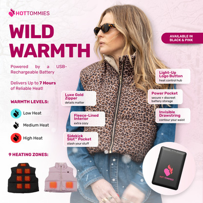 Leopard Heated Vest (Presale)