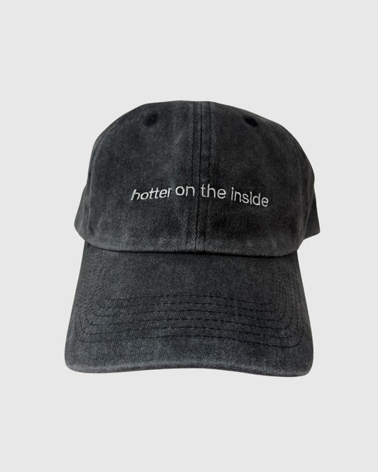 Hotter On the Inside Acid-Wash Denim Hat