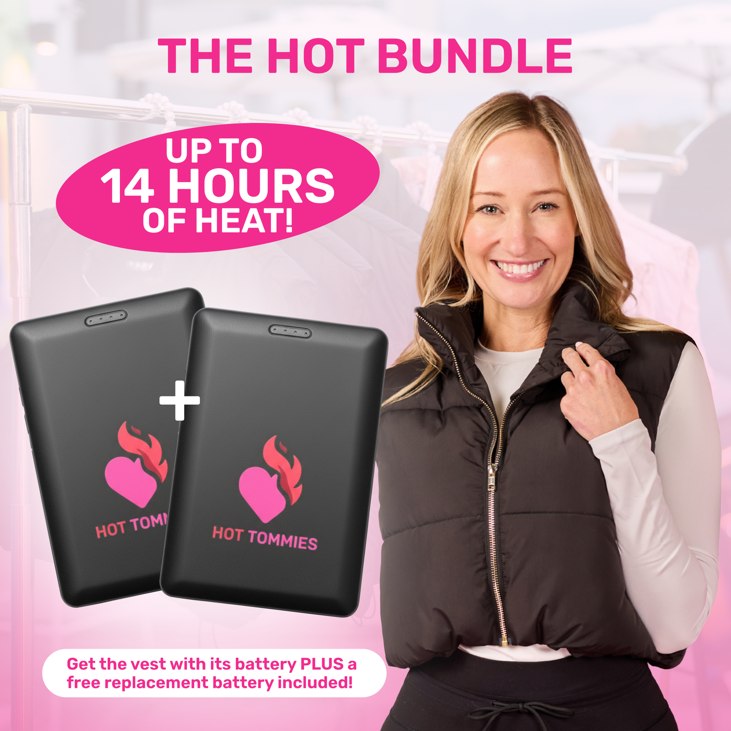 The Black Heated Vest Bundle