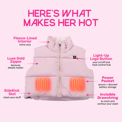 The Pink Heated Vest Bundle